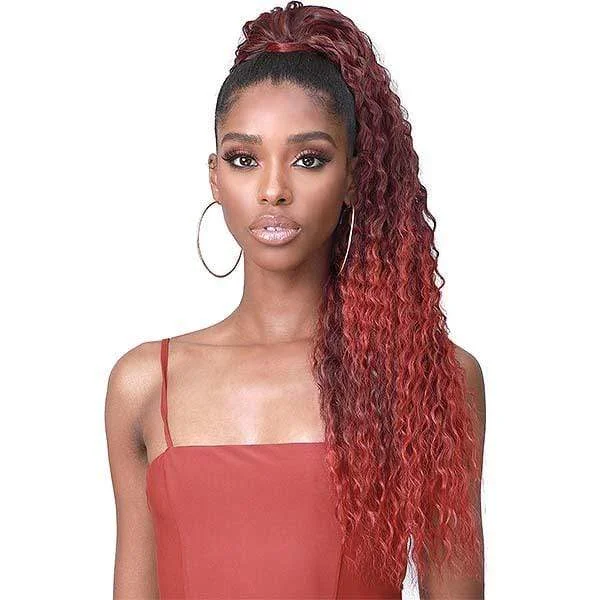 Ponytails with adjustable length for a customized fitBobbi Boss Miss Origin Tress Up Human Hair Blend Ponytail - MOD026 BRAZILIAN WAVE 28"