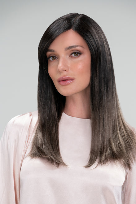 Long - length wig with a pre - plucked hairline for a more natural lookCamilla | Synthetic Double Mono (Hand-Tied) Wig by Jon Renau