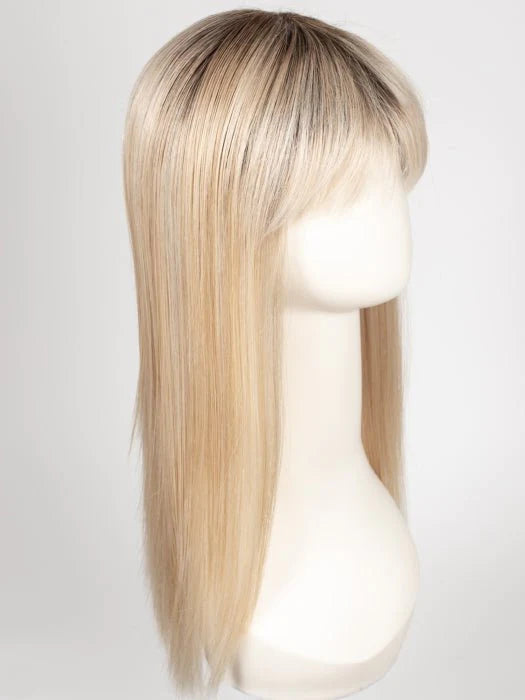 PASTEL BLONDE ROOTED | Platinum, Dark Ash Blonde, and Medium Honey Blonde blends With Dark Roots