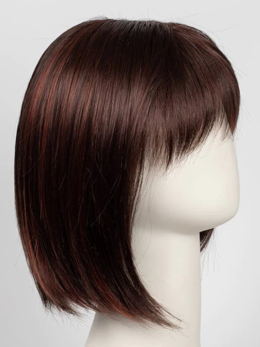 Synthetic medium - length wig with a natural - looking textureScorpio | SALE 50% | Synthetic Lace Front (Mono Part) Wig by Rene of Paris | CHERRY COLA