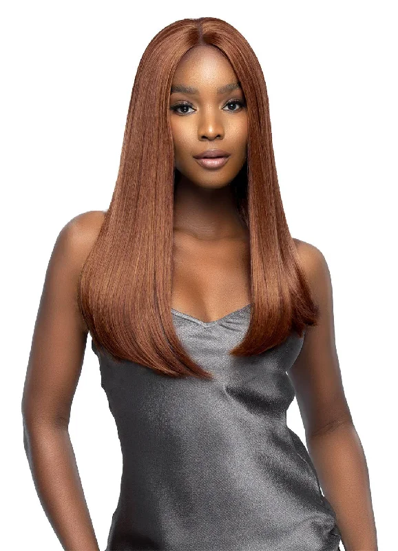 Long - length wig with a middle - part for a classic and elegant styleHagos Wig MLF862 by Bobbi Boss | Glueless | Lace Front | Mono Top | Heat Friendly