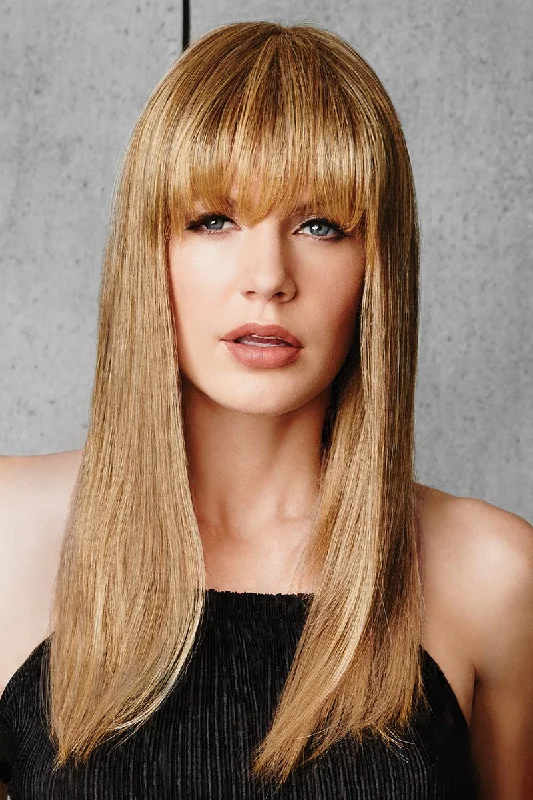 Long - length wig with a wavy texture for a beachy and romantic lookHairdo Wigs Extensions - Fringe Top of Head (HXTPFR)