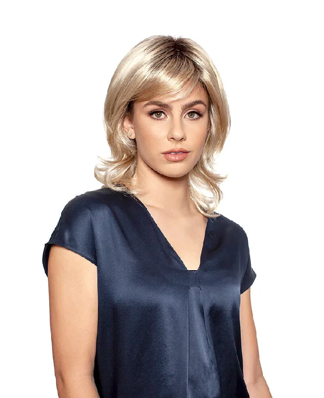 Medium - length wig with a pre - plucked hairline for a more natural lookIris Wig by Wig Pro | Synthetic Fiber