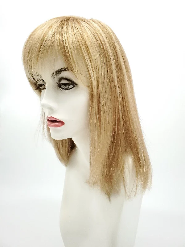 Medium - length wig with a wavy texture for a beachy and relaxed lookISABELLA - MID-LENGTH WAVES - lace front mono part wig