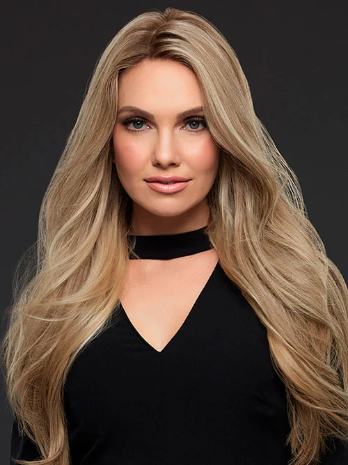 Human - hair long - length wig for a natural and luxurious feelKim : Lace Front Remy Human hair Wig