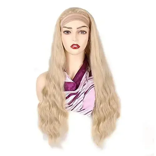 Long - length wig with a heat - resistant formula for easy styling at homeLoose Body Wave 24Inch Headband Wig