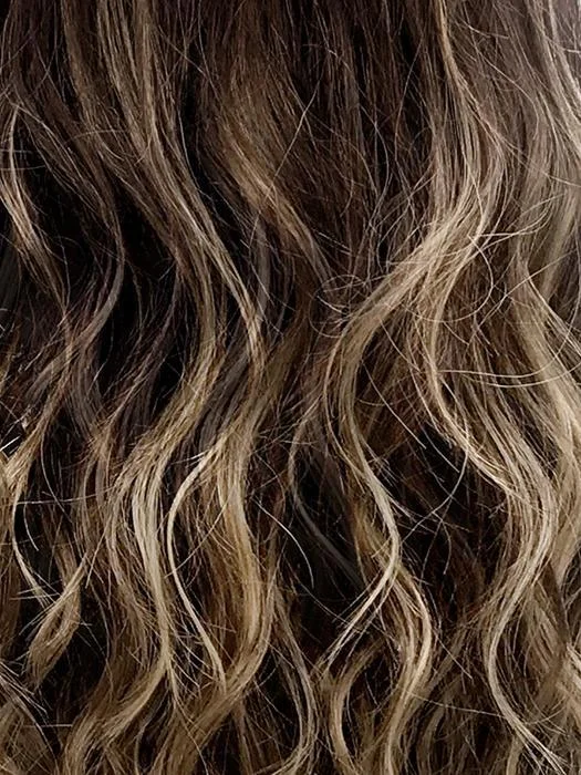 ICED-MOCHA | Light Chestnut Brown Base with Light Brown, Ash Blonde, and Golden Blonde Highlights