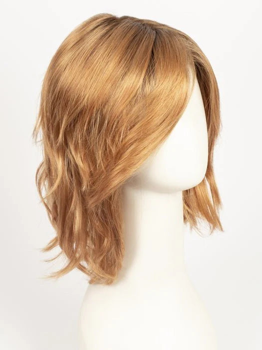 MANDARIN-ROOTED | Light Auburn and Strawberry Blonde Blend with Golden Brown Roots