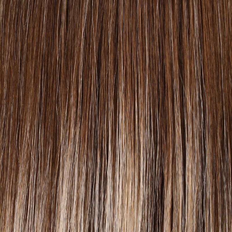 **S14-26/88RO | Sunshine | Medium Brunette Roots fade to Warm Honey Blonde hues at the ends