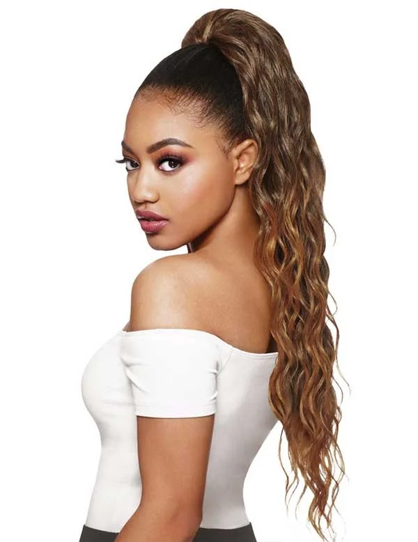 Clip - on ponytails for a quick and convenient hair changeOutre Synthetic Quick Pony - Paloma