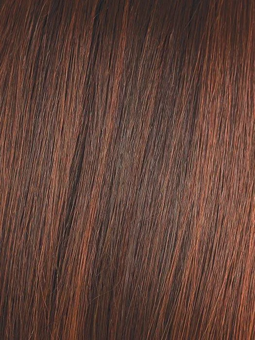 BURNT-CHILI | Dark Brown with Copper Red, Rusty Red, and Cherry Red Blended Highlights