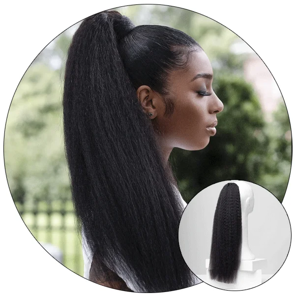 High - volume ponytails for a bold and glamorous appearanceRELAXED NATURAL - PONYTAIL