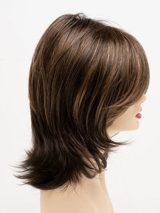 AMARETTO CREAM | Dark Brown roots with overall Medium Brown base with Honey Blonde highlights