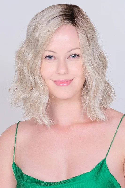 Medium - length wig with a side - swept bang for a sophisticated lookSale - Belle Tress Wigs - Califia (#6111) - Color: Butterbeer Blonde