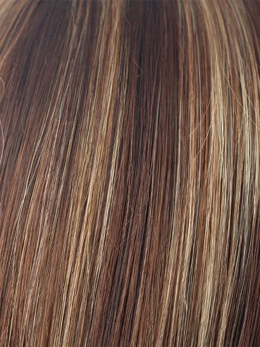 AUBURN SUGAR | Medium Auburn Base with Dark Strawberry Blonde Highlights