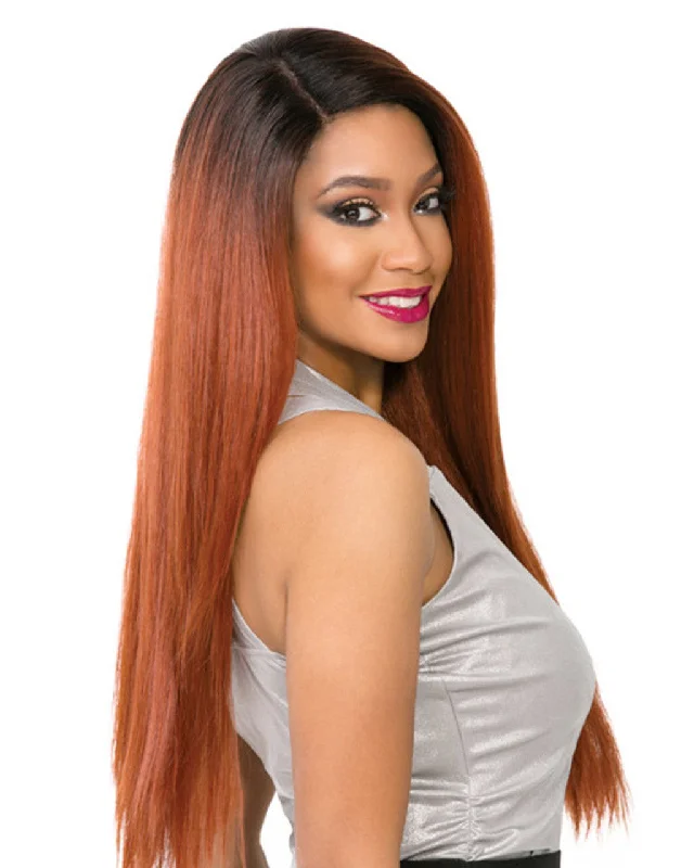 Long - length wig with a 220 - density for an extra - full appearanceSensationnel Cloud 9 Swiss Lace Wig Rachel