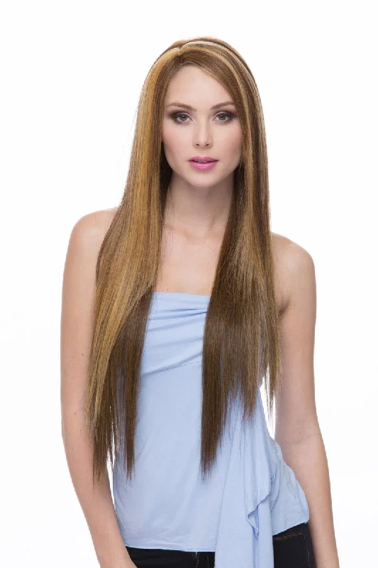 Long - length wig with a wavy texture for a beachy and romantic lookYumi <br>Synthetic Lace Front Wig