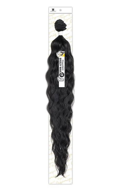 Straight ponytails with a sleek finish for a modern and polished lookShake N Go Organique™ Breezy Wave Weave 24" - DIY PONY PRO