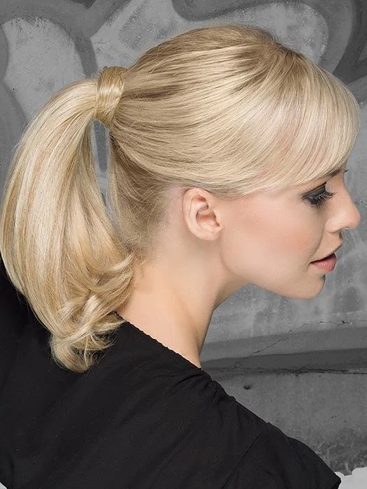 Human hair ponytails with a natural shine for a luxurious lookTonic Hairpiece by Ellen Wille | Synthetic Hairpiece