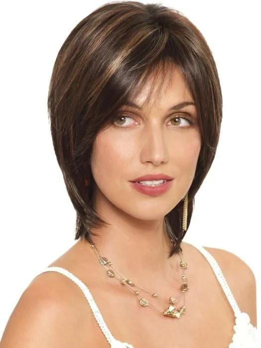 Medium - length wig with a heat - resistant formula for easy styling at homeWhitney by Amore Wigs | Synthetic Wig for Women | CLOSEOUT