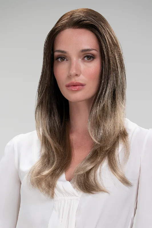 Long - length wig with a pre - plucked hairline for a more natural lookZara Lite Wig by Jon Renau | Lace Front | Mono Top | SmartLace Lite Collection