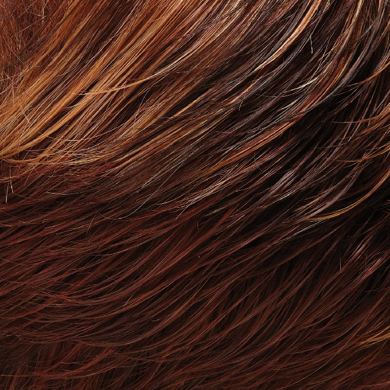 32F | Cherry Crème | Med Red & Med Red-Gold Blonde Blend w/ Med Red Nape