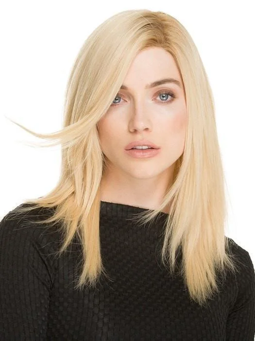 Medium - length wig with a wavy texture for a beachy and relaxed lookZora by Ellen Wille | Remy Human Hair Lace Front Wig | CLOSEOUT